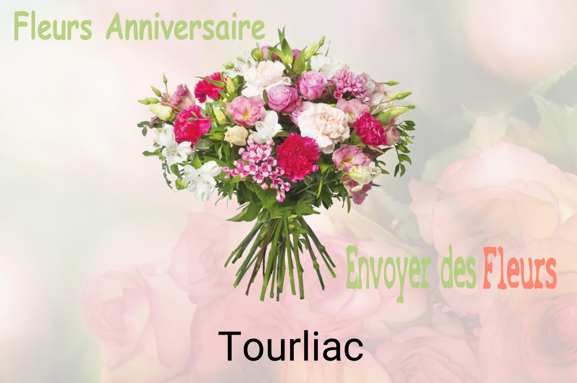 Bouquet de fleurs d’anniversaire livré à Tourliac